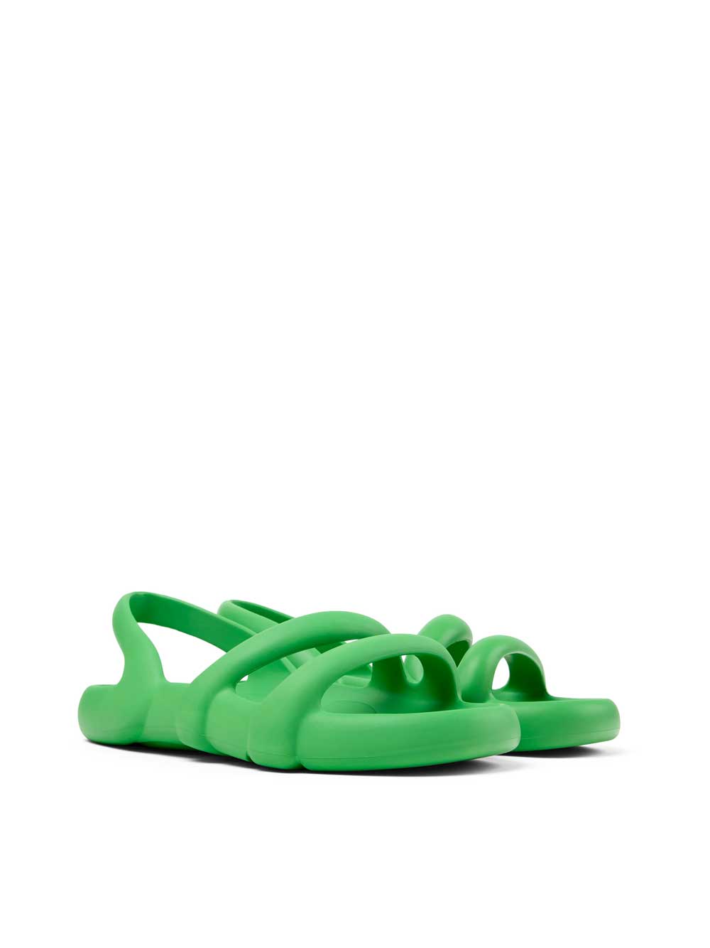 Green Kobarah Flat Bio Sandal