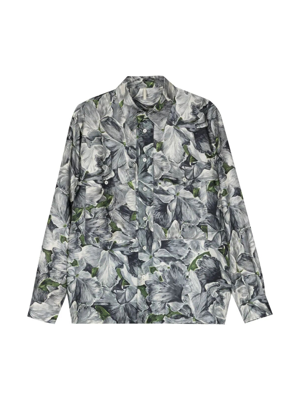 Silk floral printed shirt