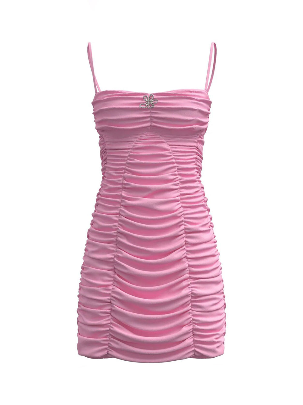 Elena ruched minidress