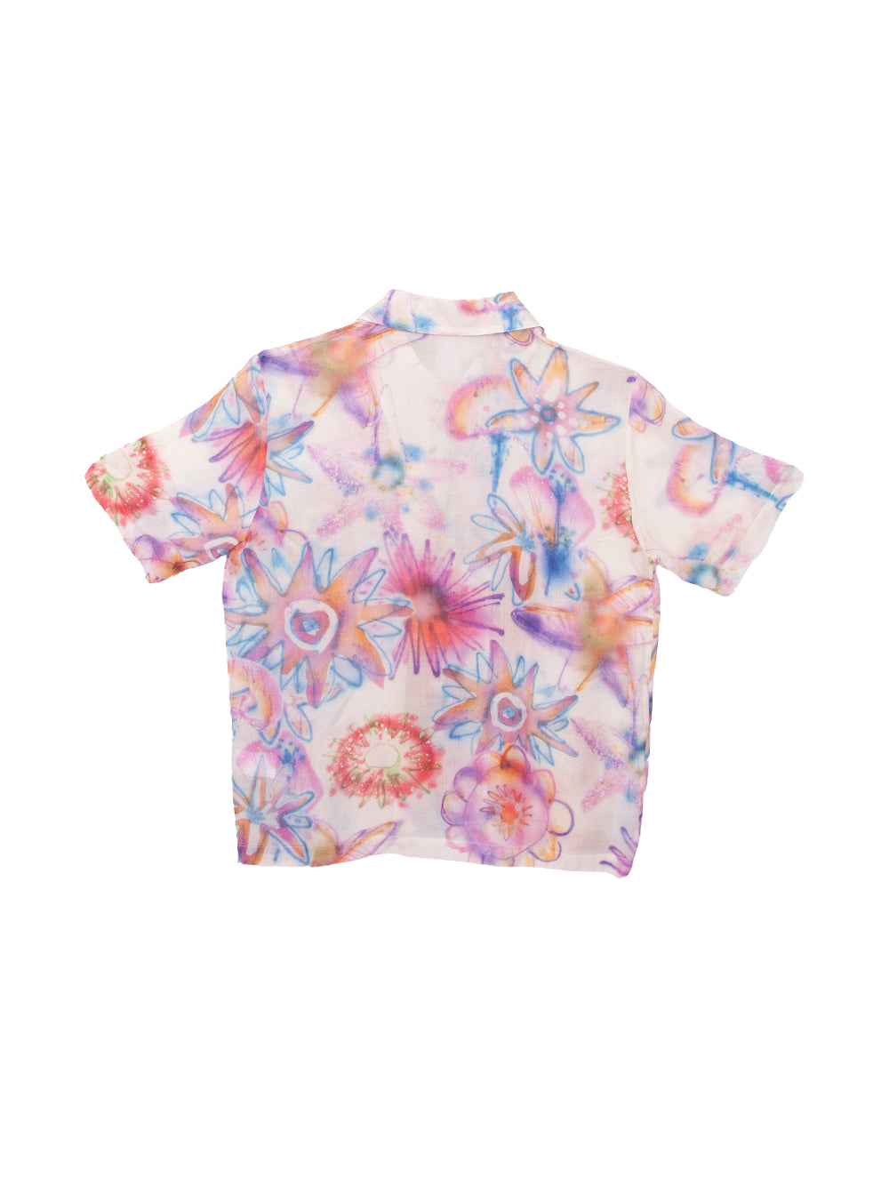 Camicia Quadro Acid Flowers