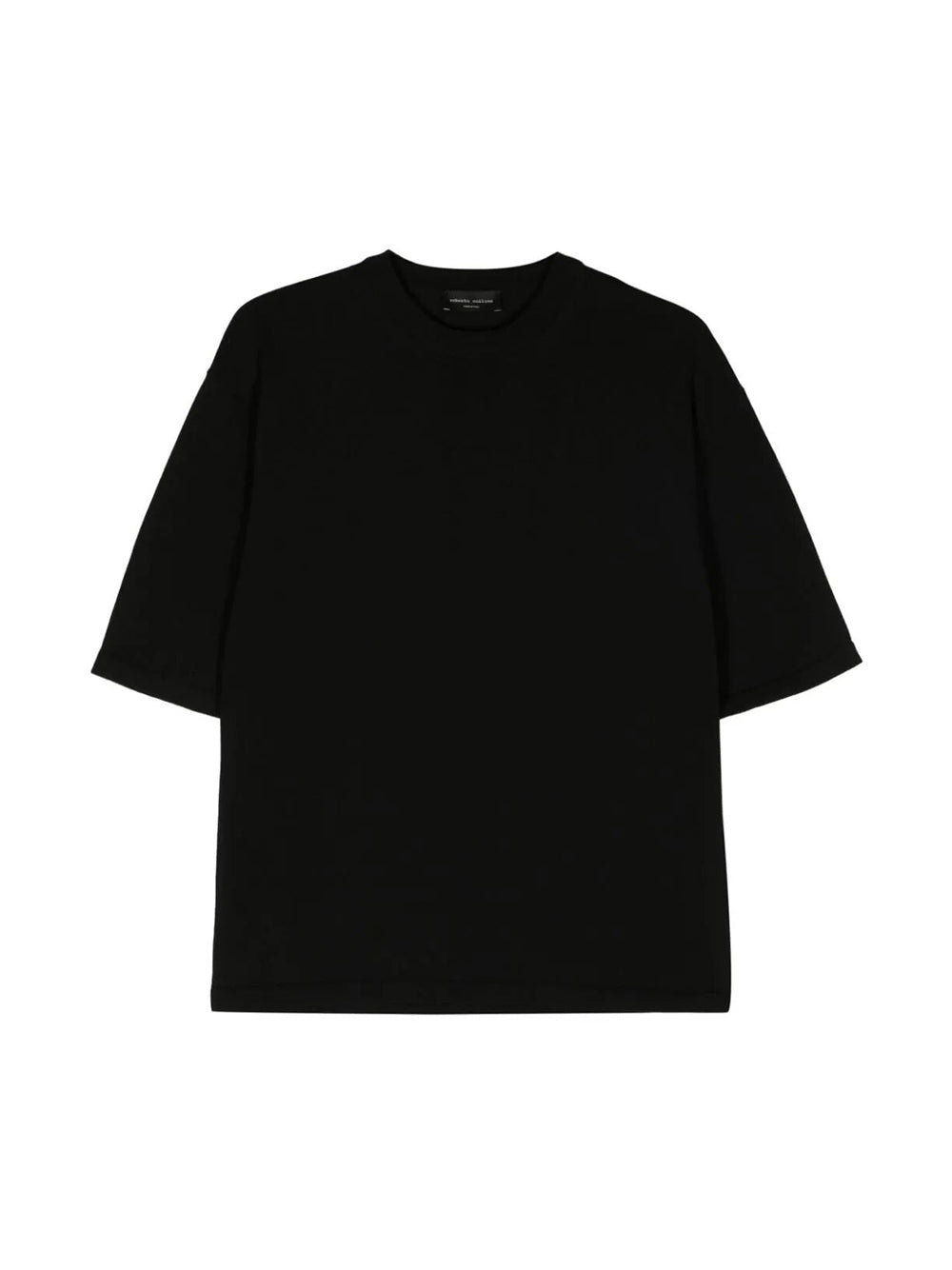 Black crewneck t-shirt