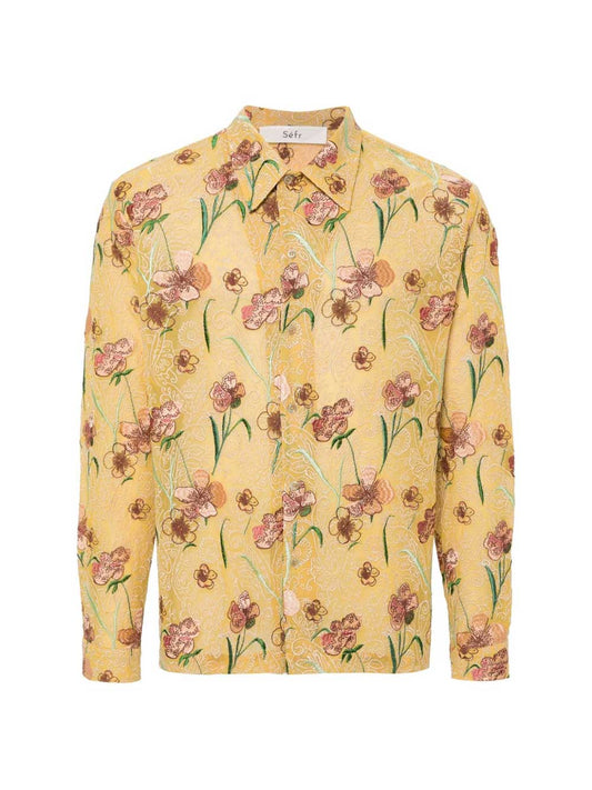 Ripley Shirt with Floral Embroidery