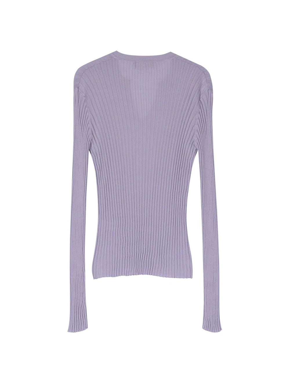 Serafino ribbed lilac top