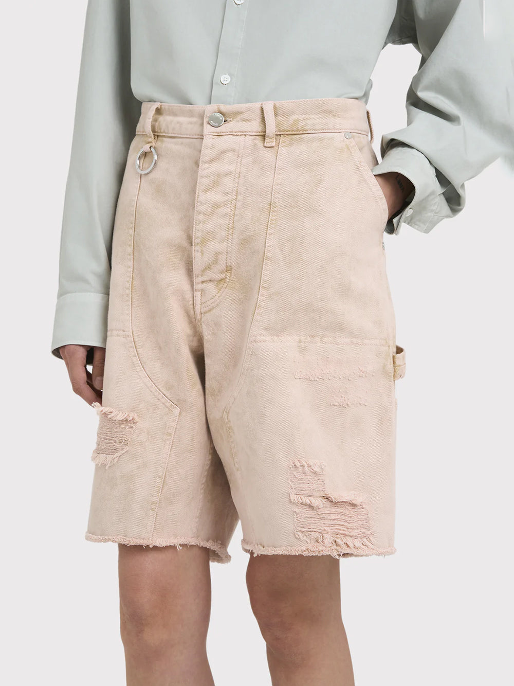 Pantaloncini Friche Denim Sabbia Tinta