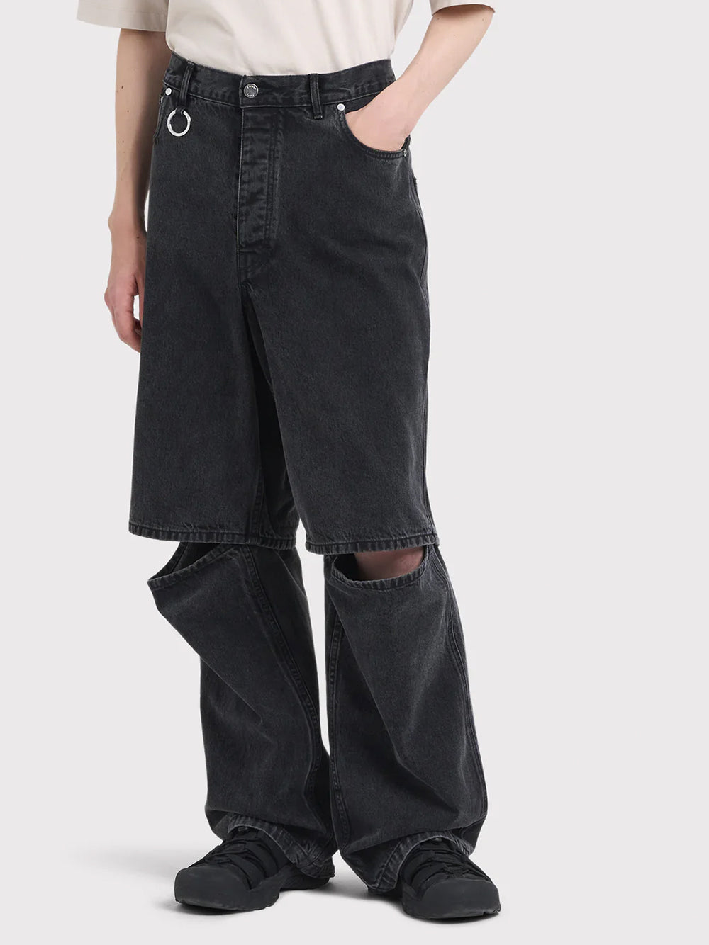 Pants Nocturne Denim Washed Black