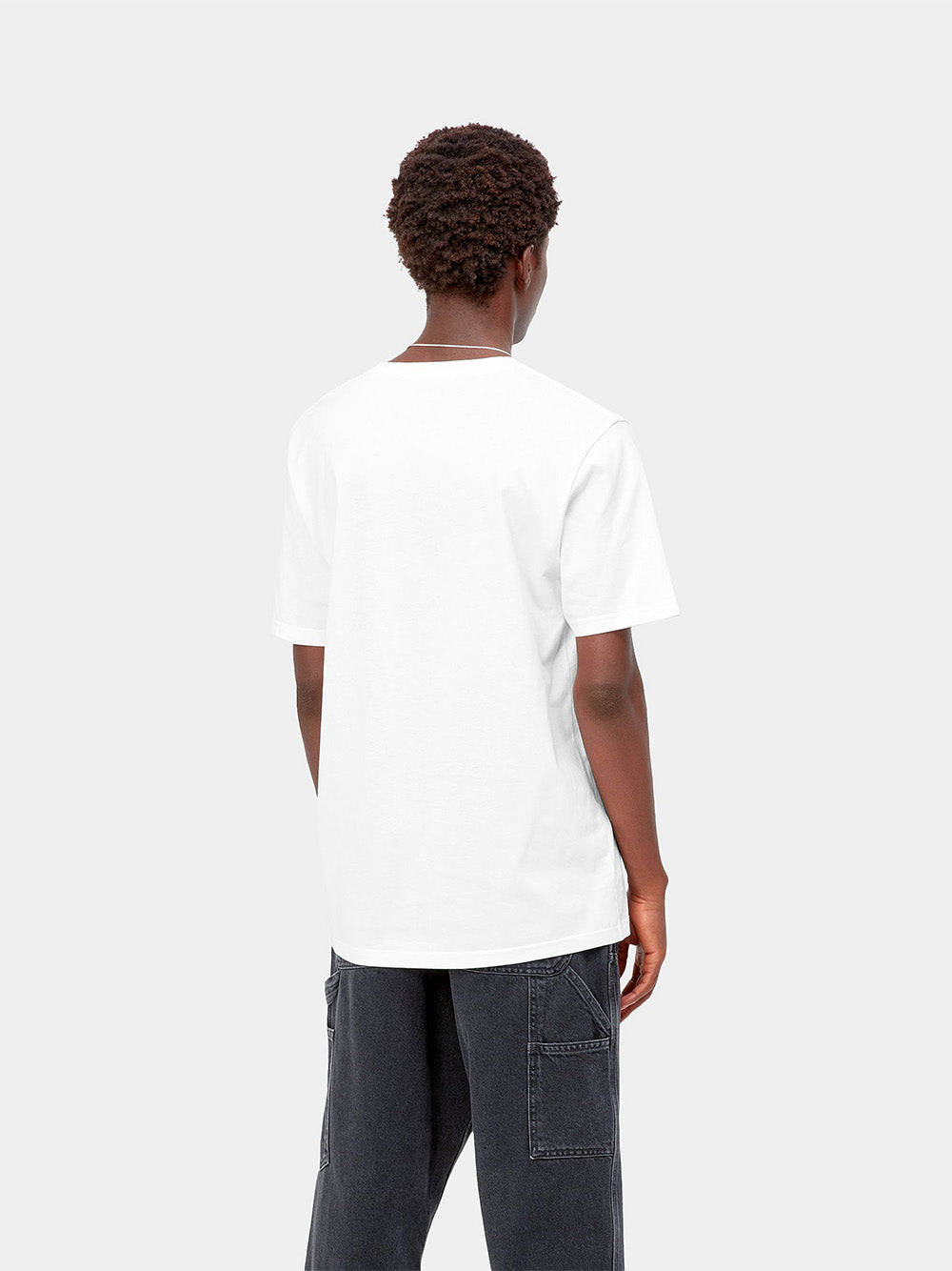 Pocket T-shirt in white