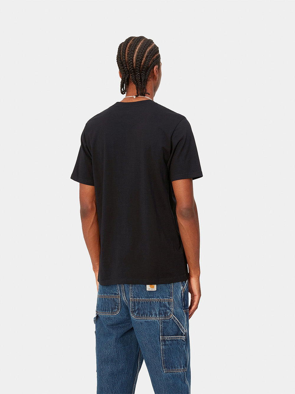 T-shirt Pocket In Nero