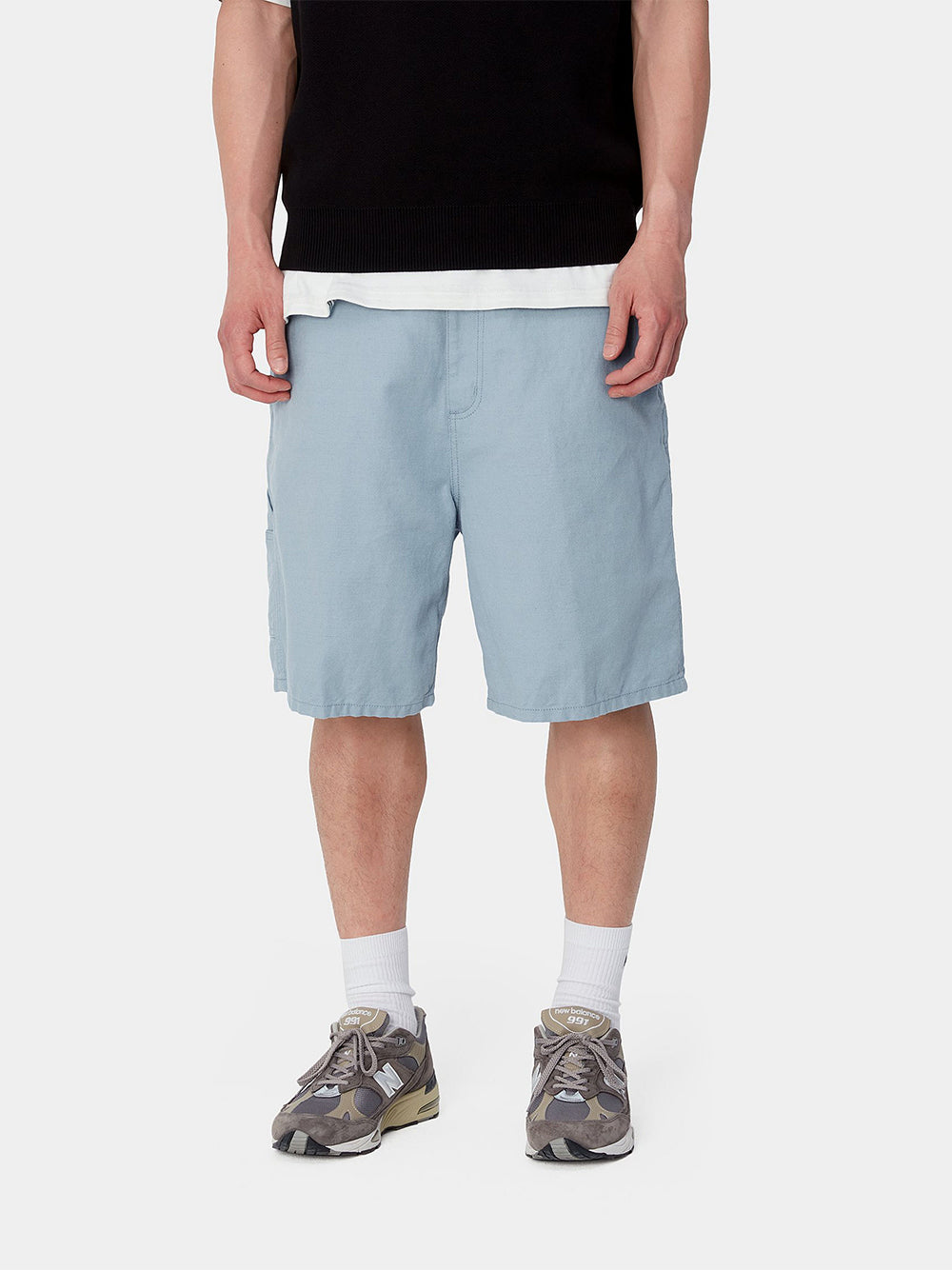 Pantaloncini Walter Single Knee Short Misty Sky