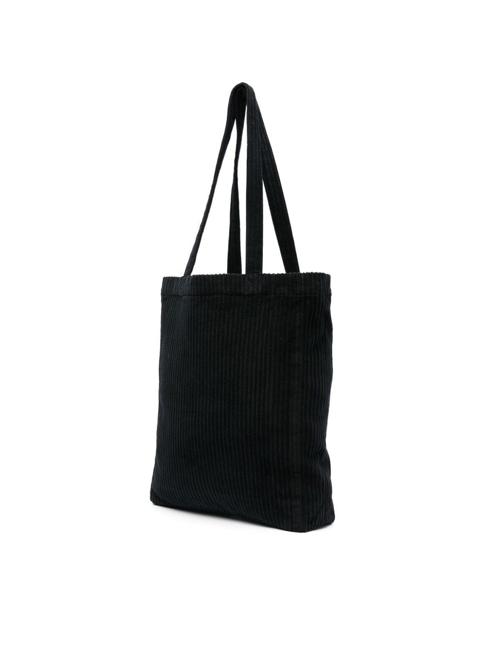 Corduroy Lou Tote in black