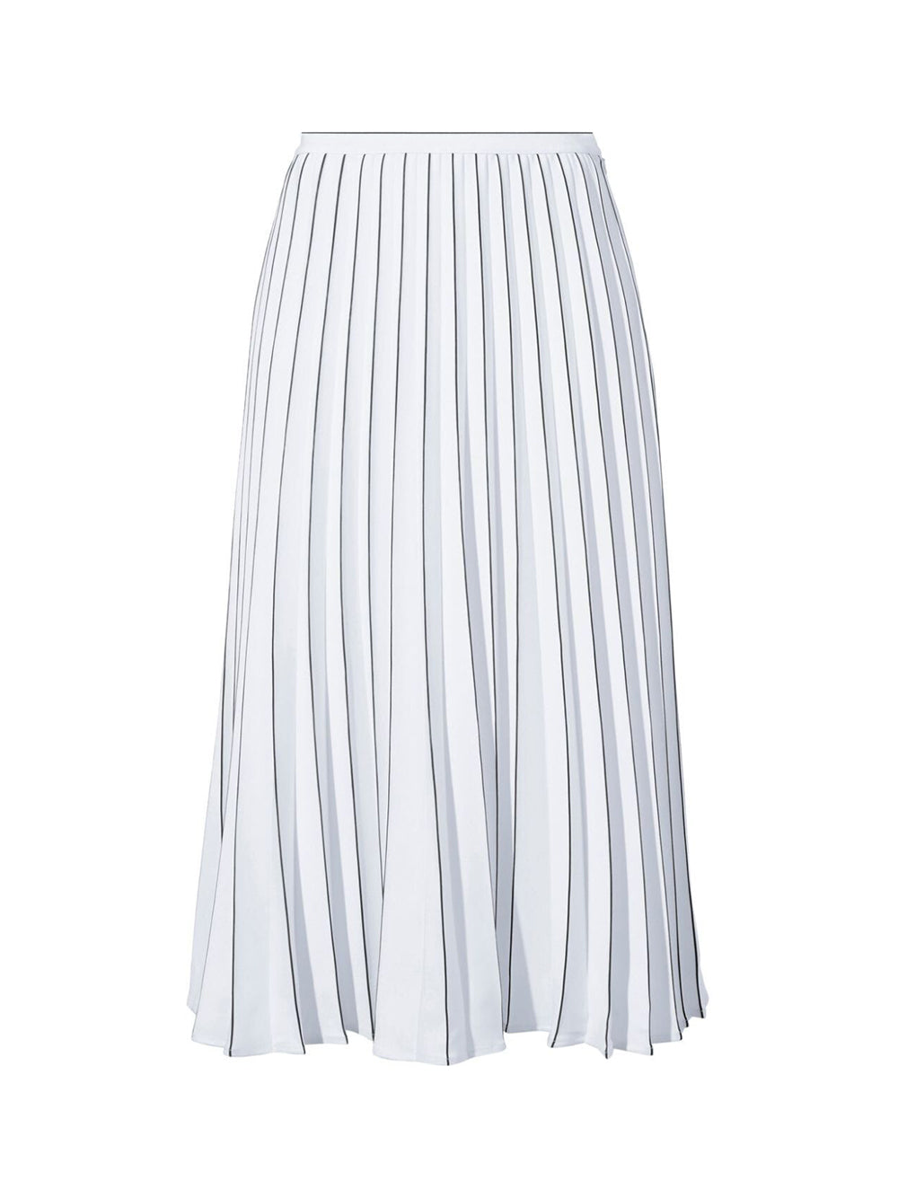 Miles pleated midi skirt