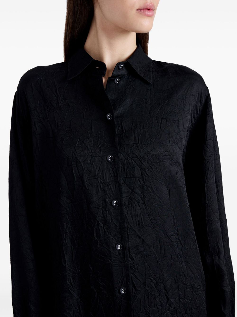 Hall shirt in Crinkled Flou