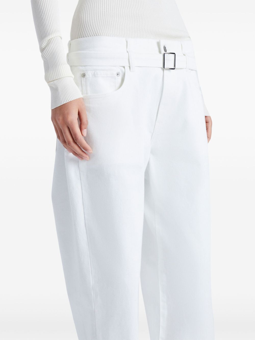 White Ellsworth straight-leg jeans