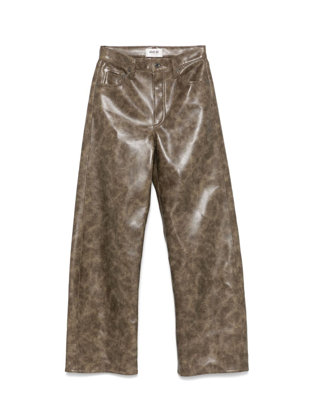 Low Curve Recycled Leather Pants