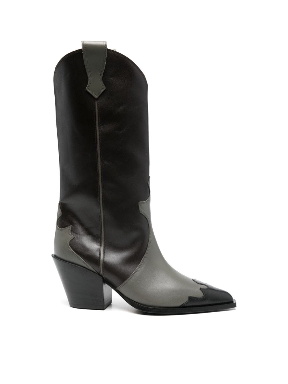 Ariel Bicolor Leather Boot