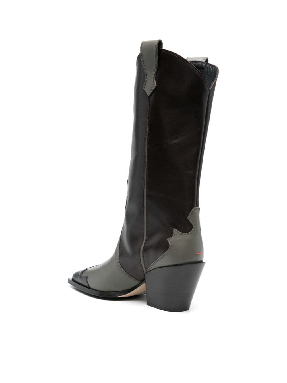 Ariel Bicolor Leather Boot