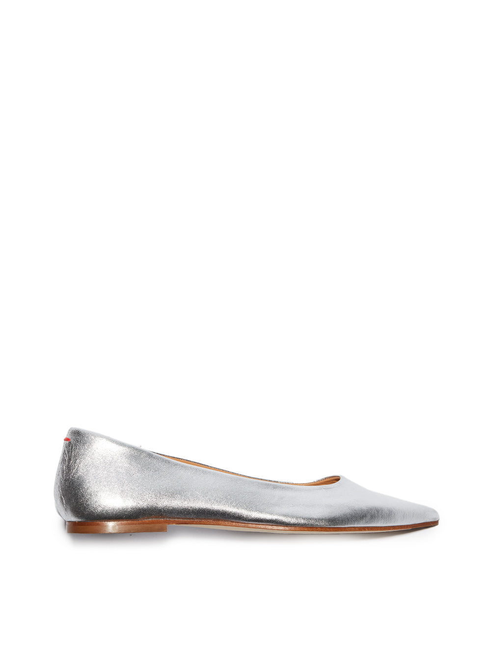 Cassy Ballerina Flats in Silver