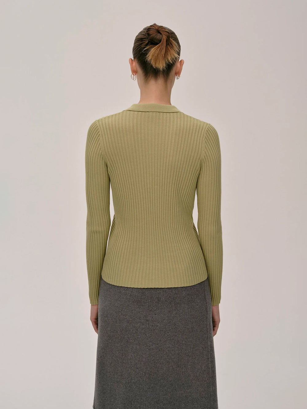 Cardigan In Maglia Turner Verde