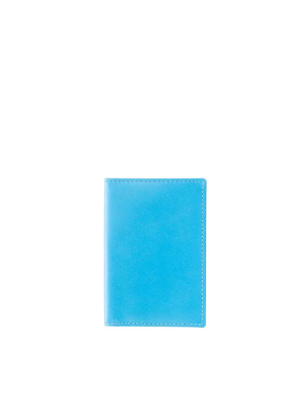 Blue Leather Card Holder