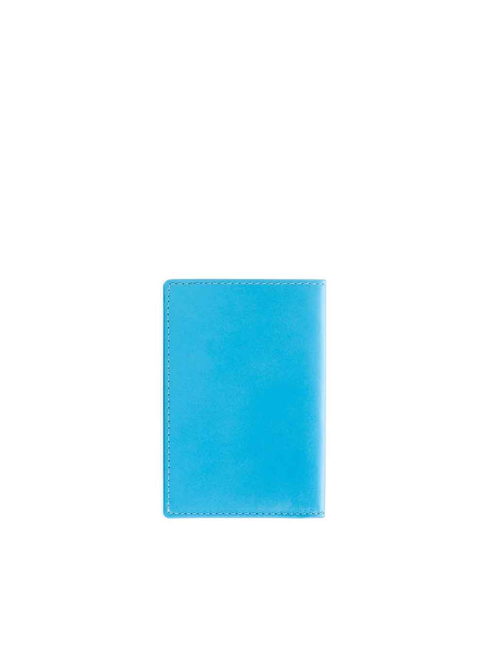 Blue Leather Card Holder