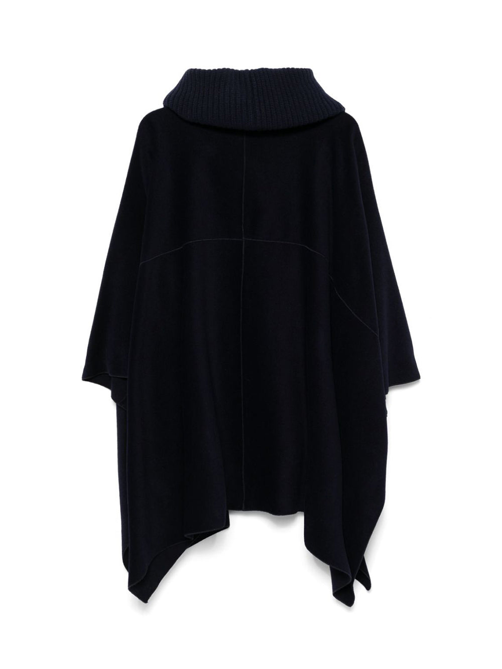 Night Blue Alpaca Cape