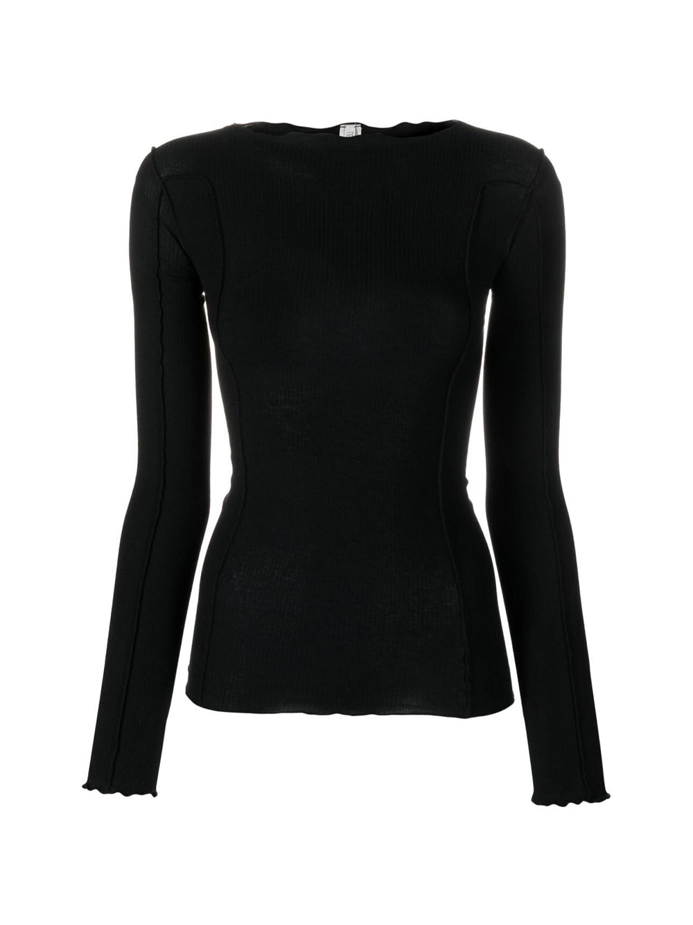 Black Omato Long Sleeve Top