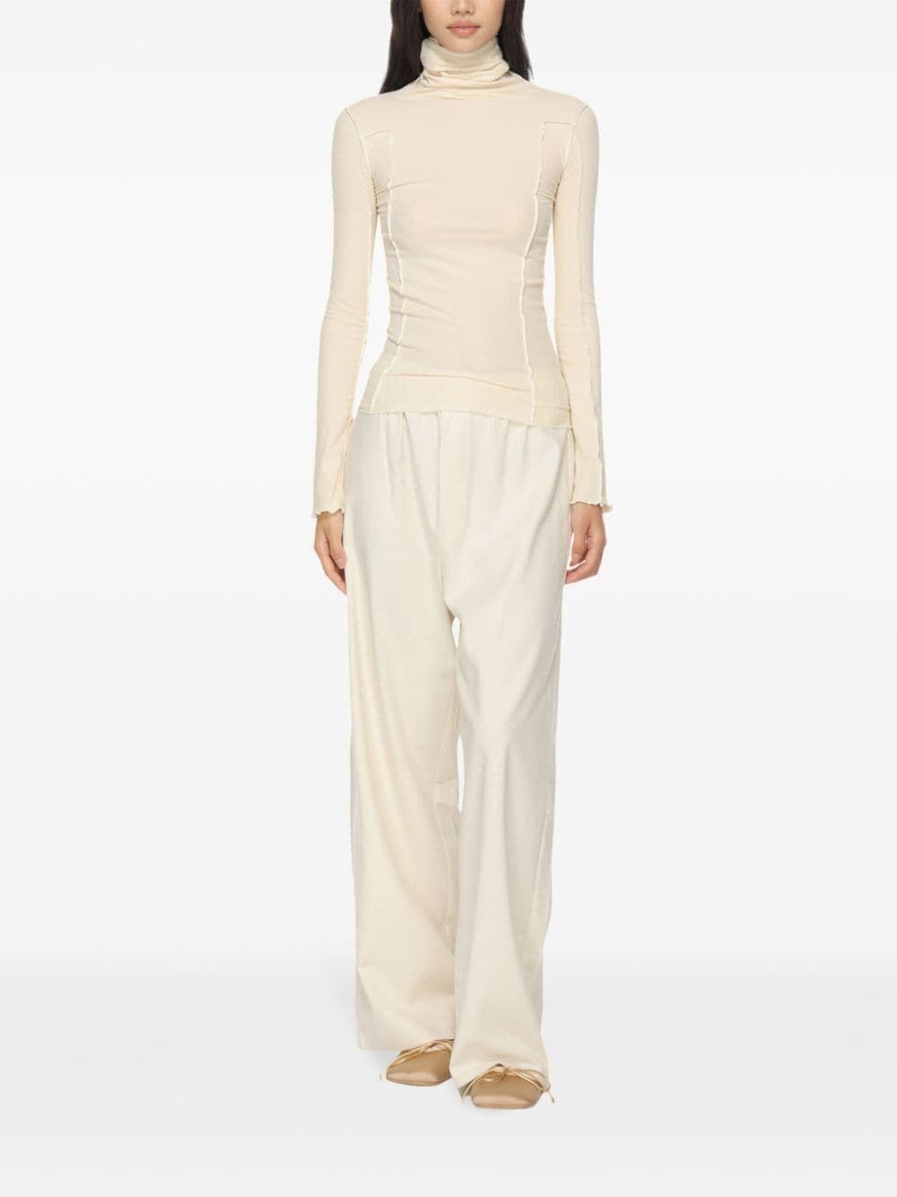 Cream Top Omato  Turtleneck