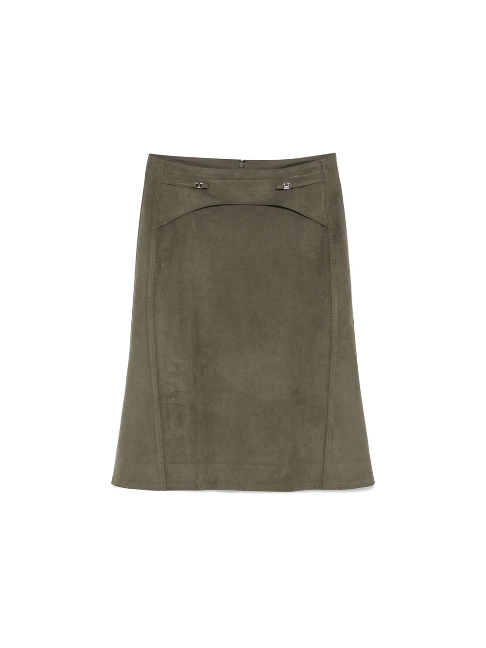 Suede Midi Skirt