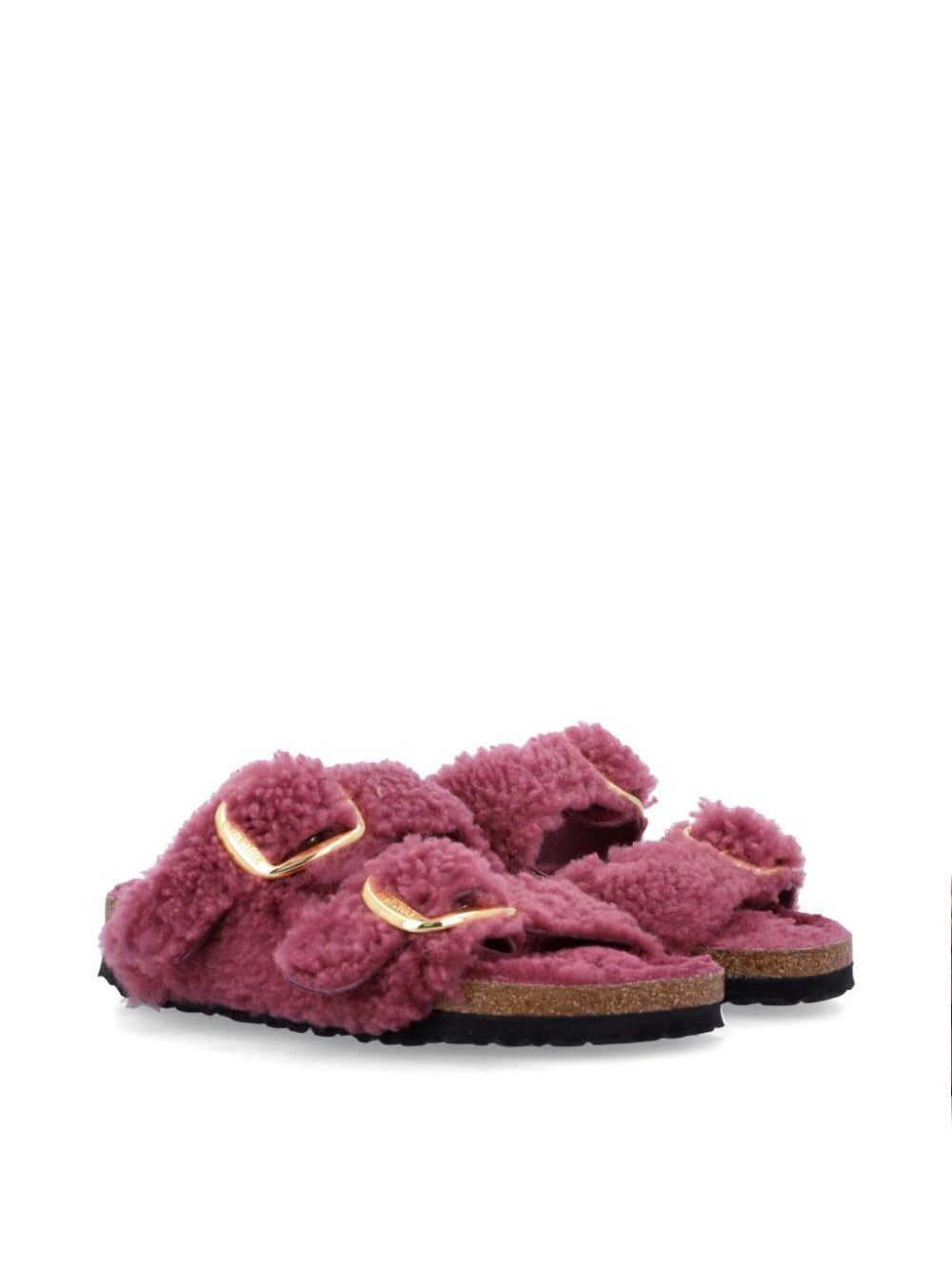 Arizona sandals big buckle in shearling