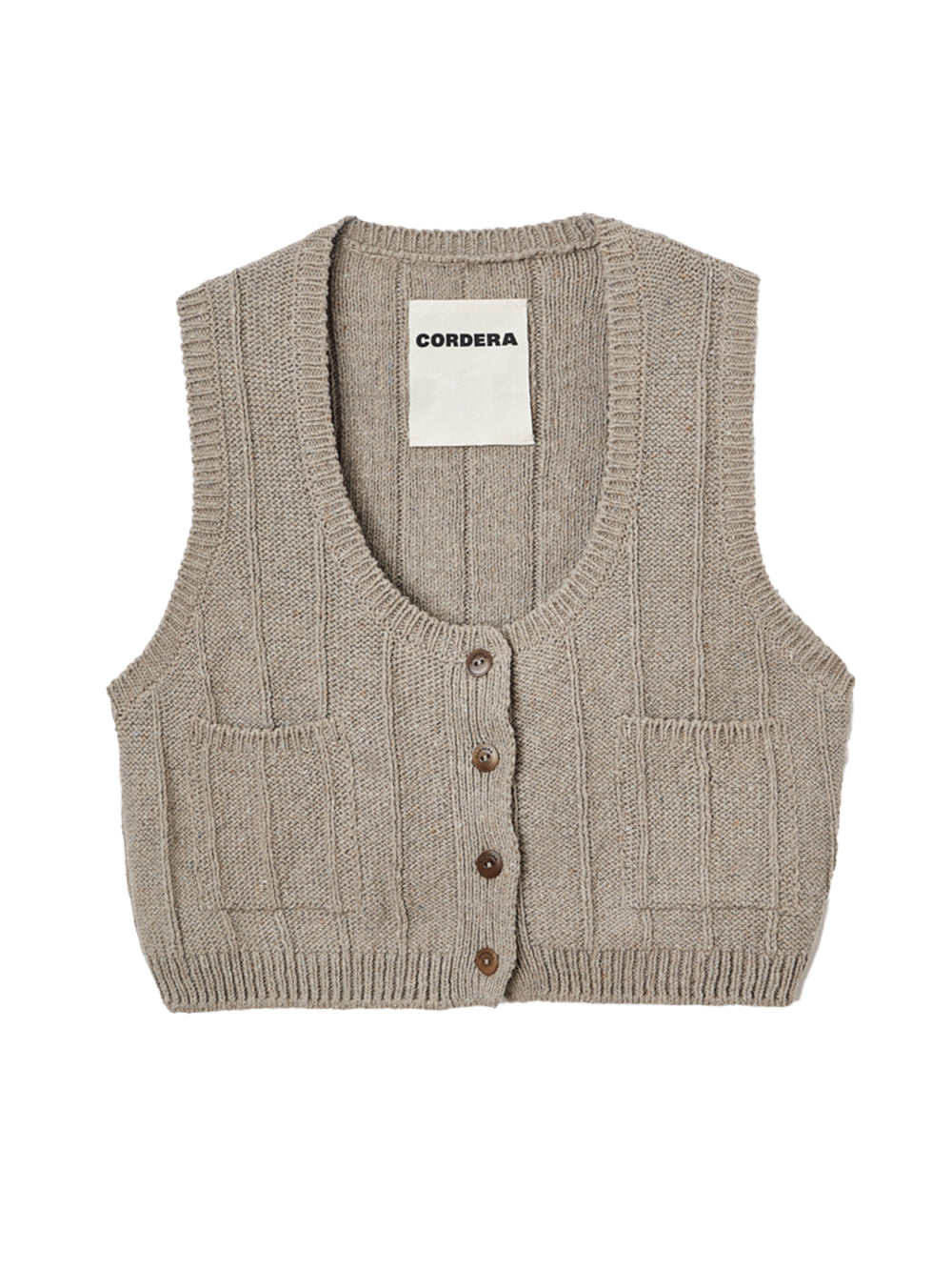 Gilet In Cotone Chiaro