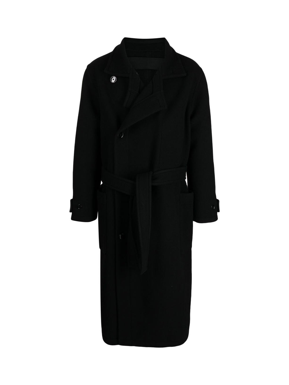 Cappotto Wrap Nero