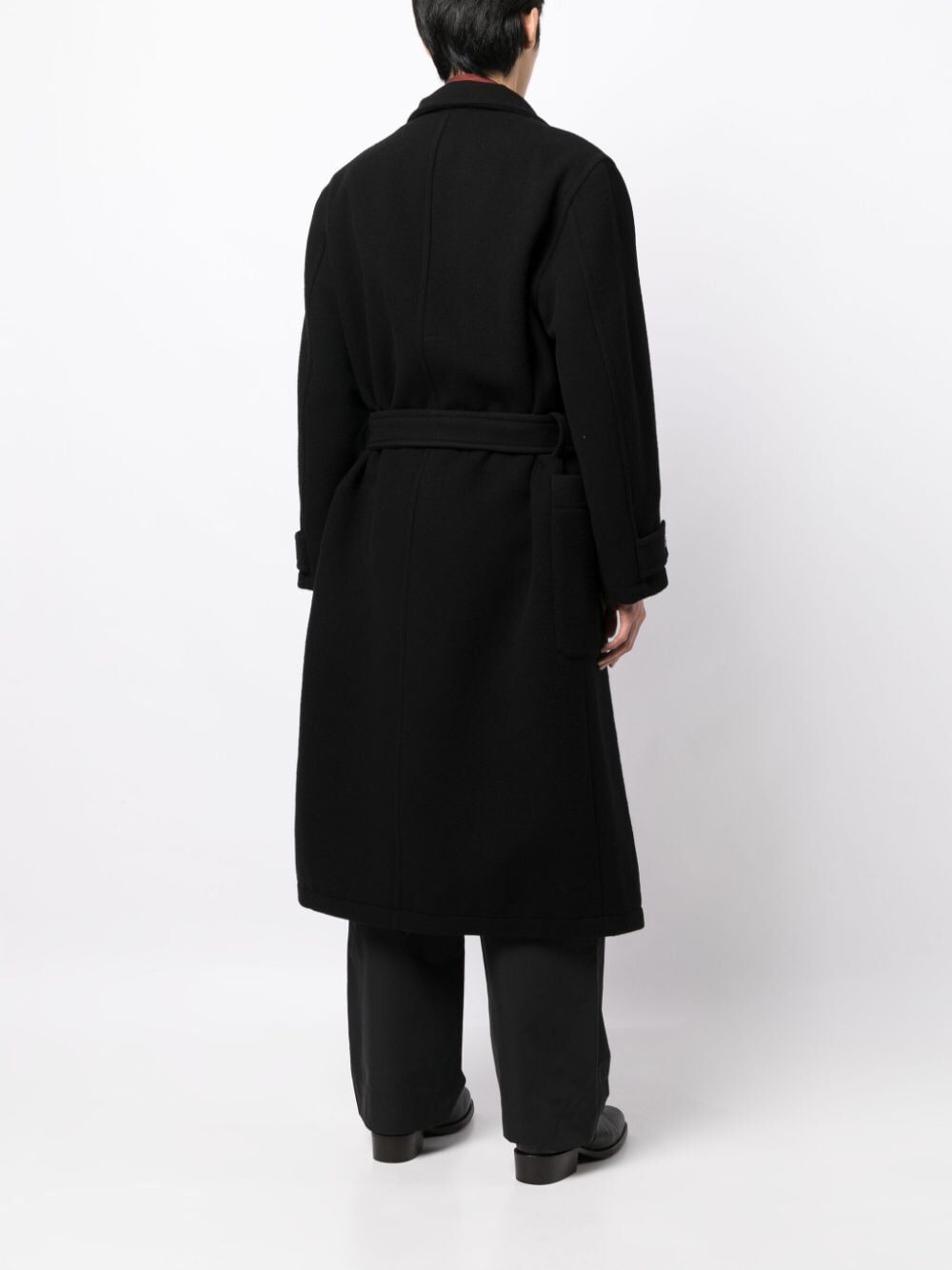 Cappotto Wrap Nero