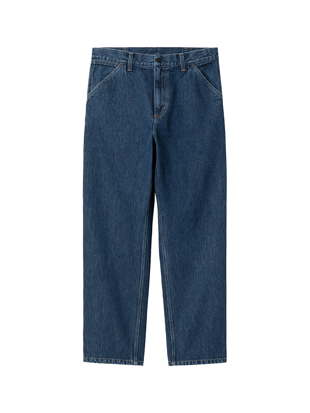 Blue Stone Washed Single Knee Pant