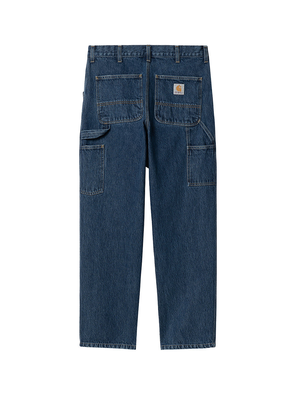 Blue Stone Washed Single Knee Pant