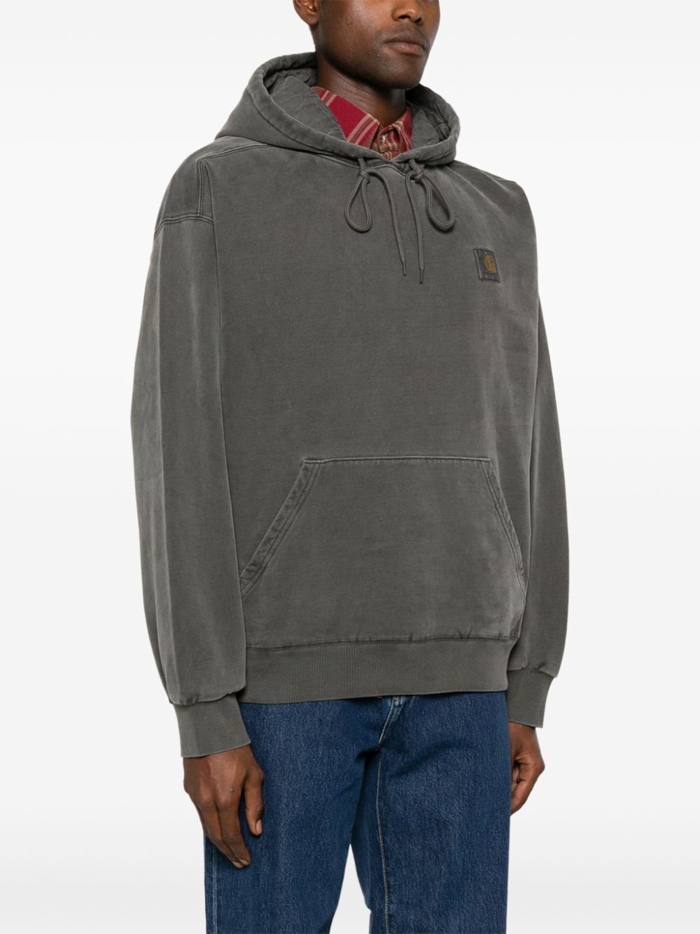 Hooded Vista Sweatshirt In Cotone Pesante