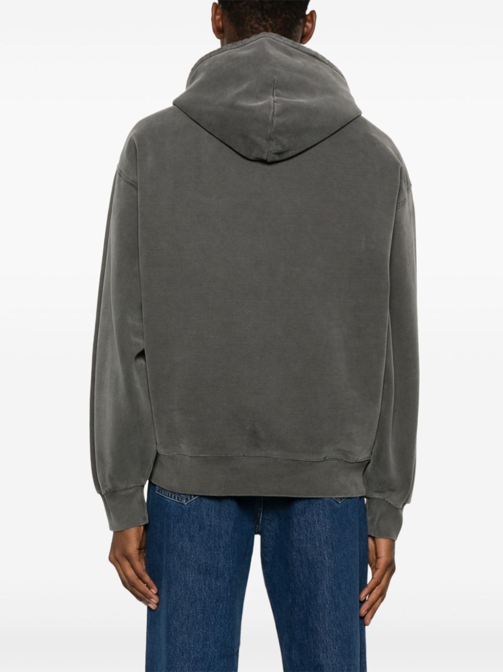 Hooded Vista Sweatshirt In Cotone Pesante