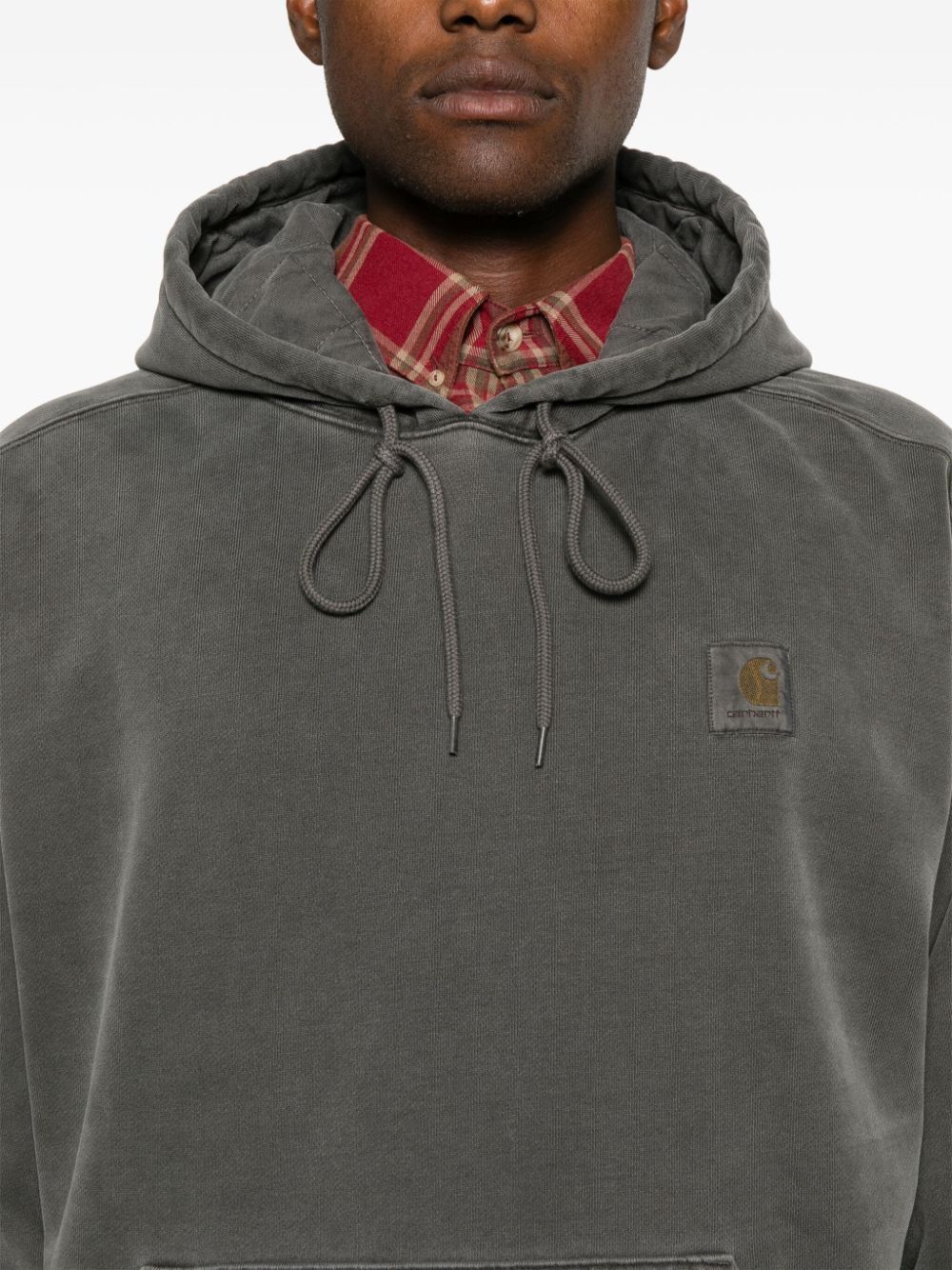 Hooded Vista Sweatshirt In Cotone Pesante