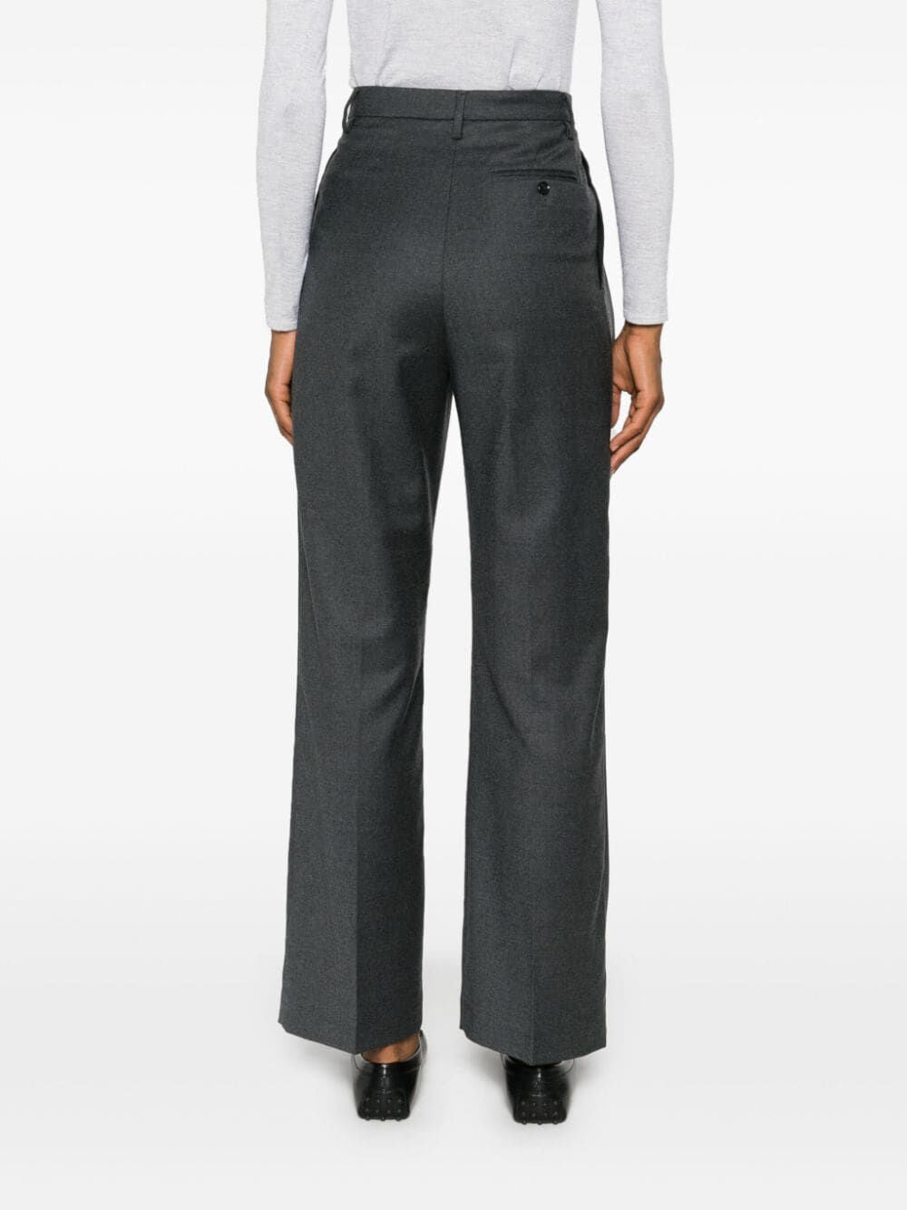 Grey Tom Flan Trousers