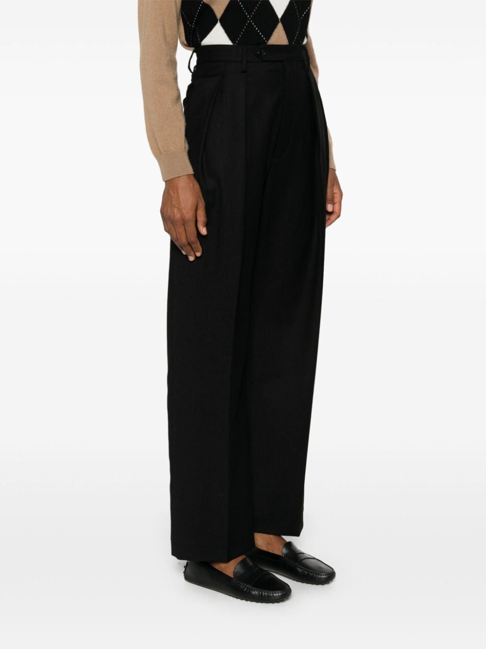 Black Tom Flan Trousers