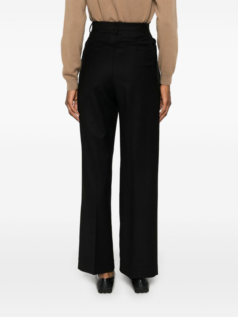 Black Tom Flan Trousers