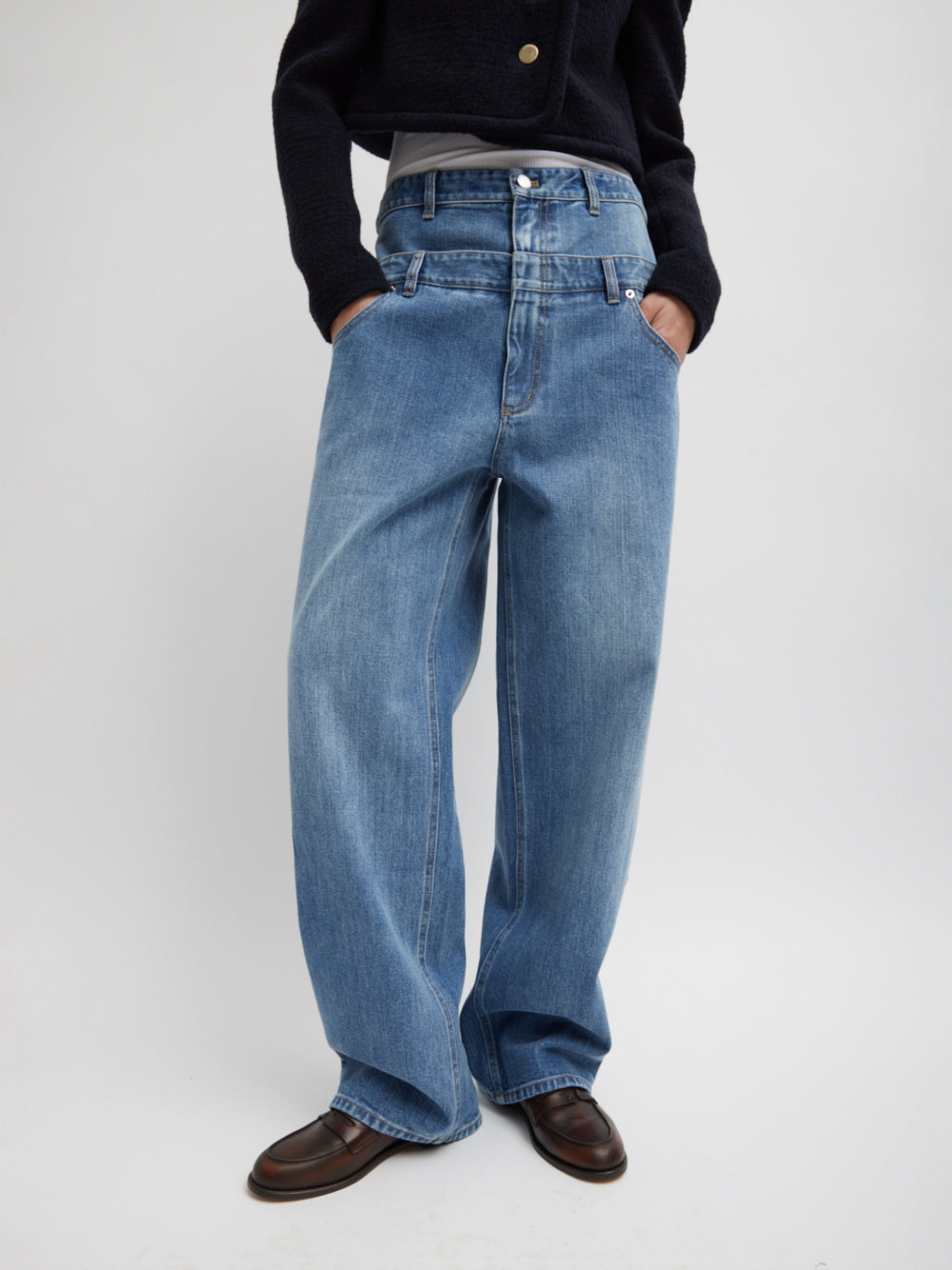 Double Waisted Jeans