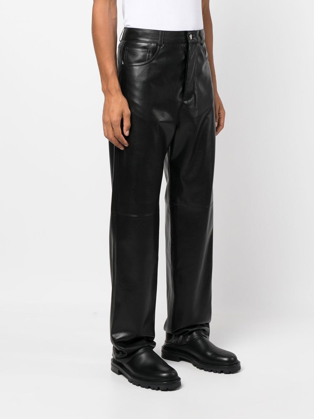 Faux Leather Trousers