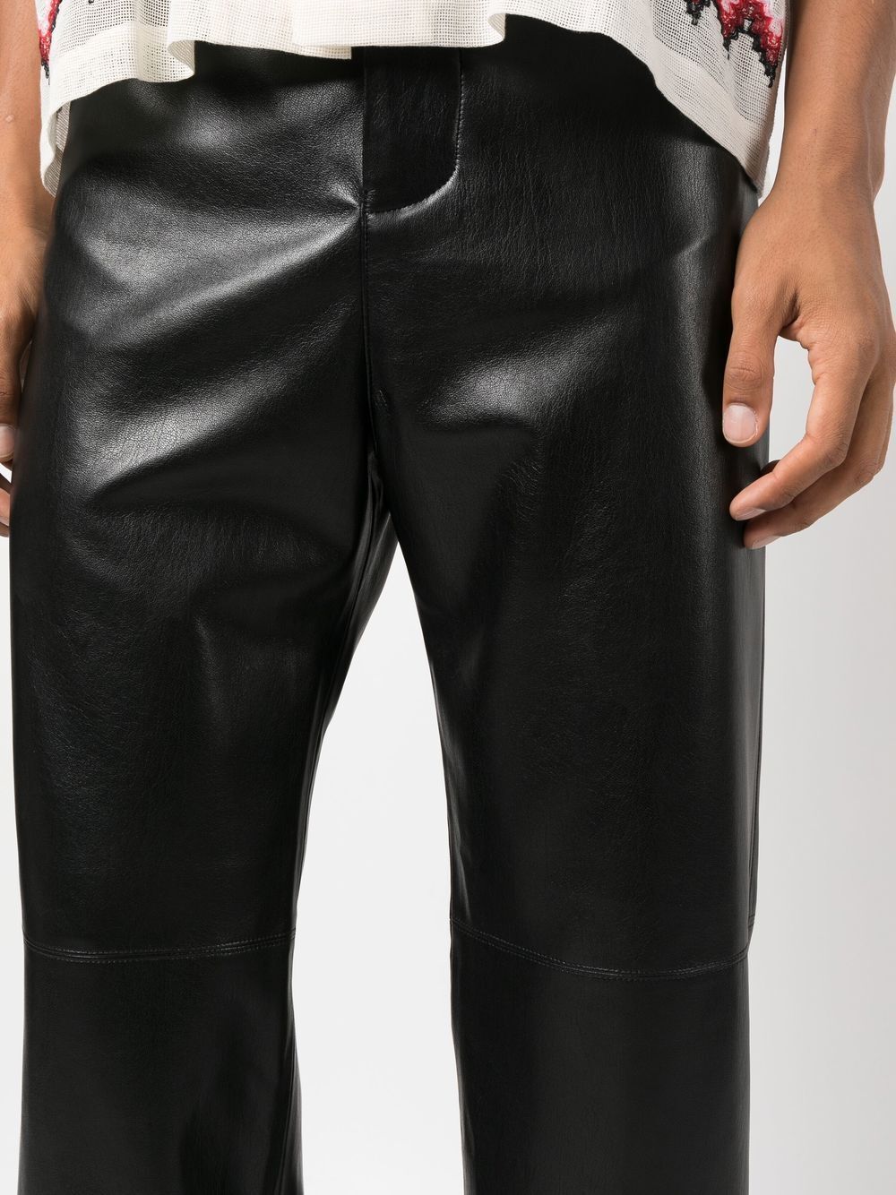 Faux Leather Trousers