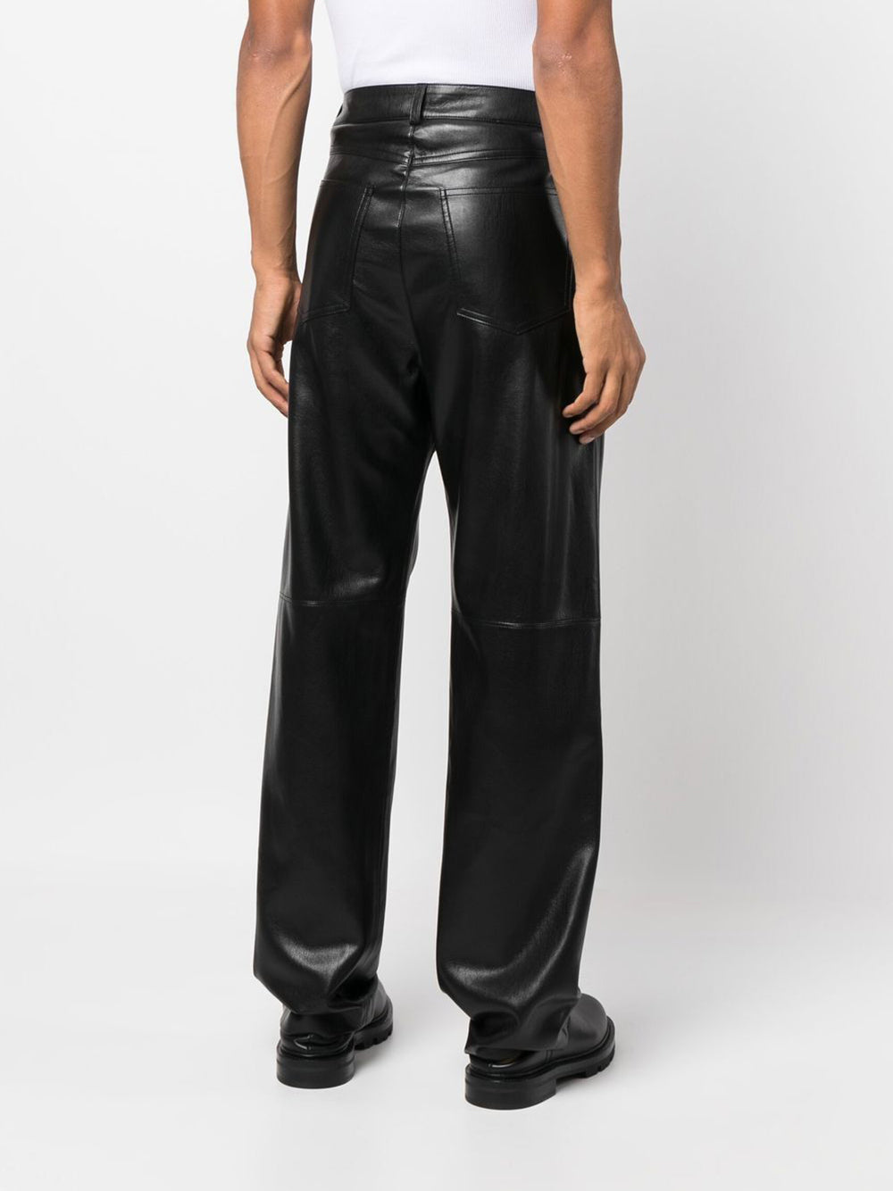 Faux Leather Trousers