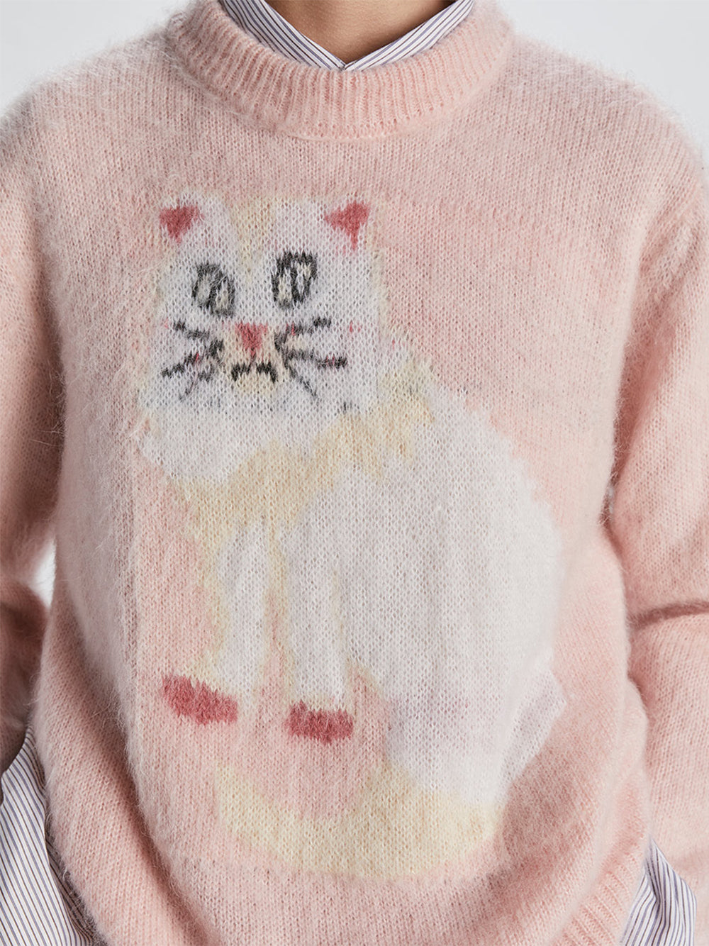 Maglione Gattone Knit Rosa