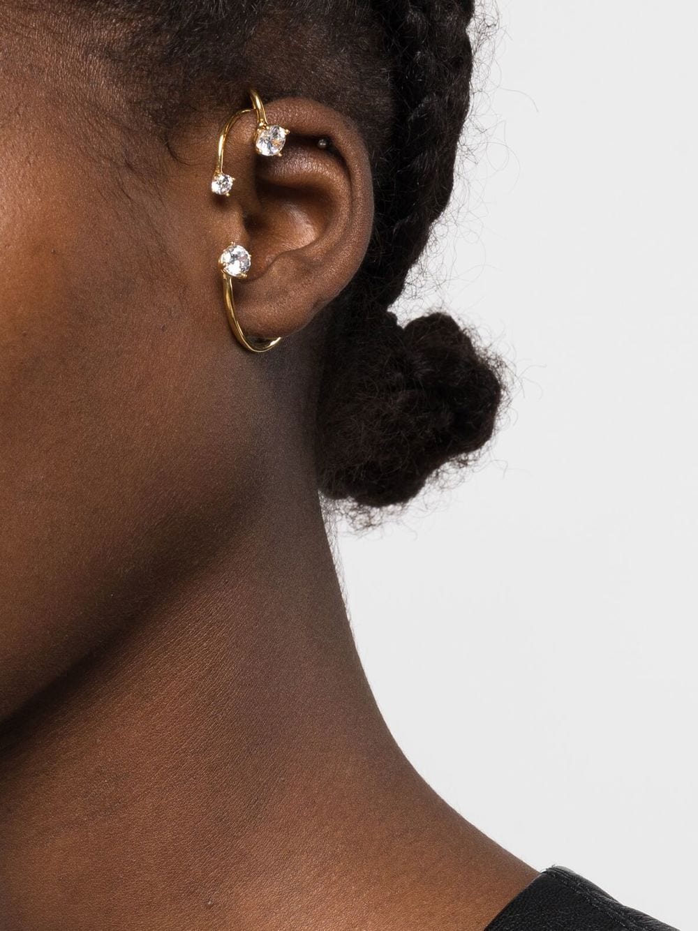 Three Point Gold Ear Cuff