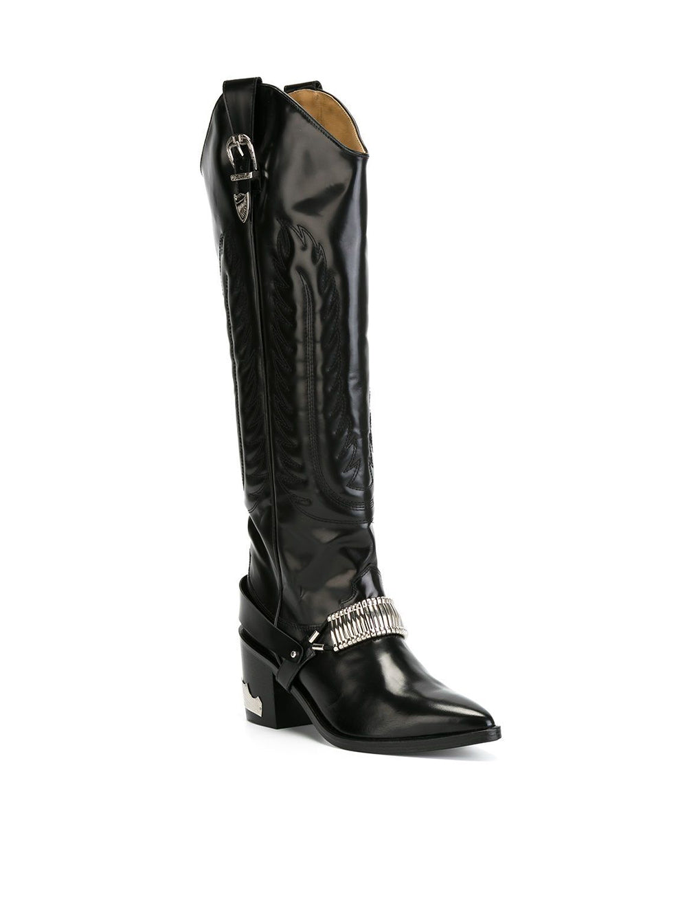 Boots with multiple buckles