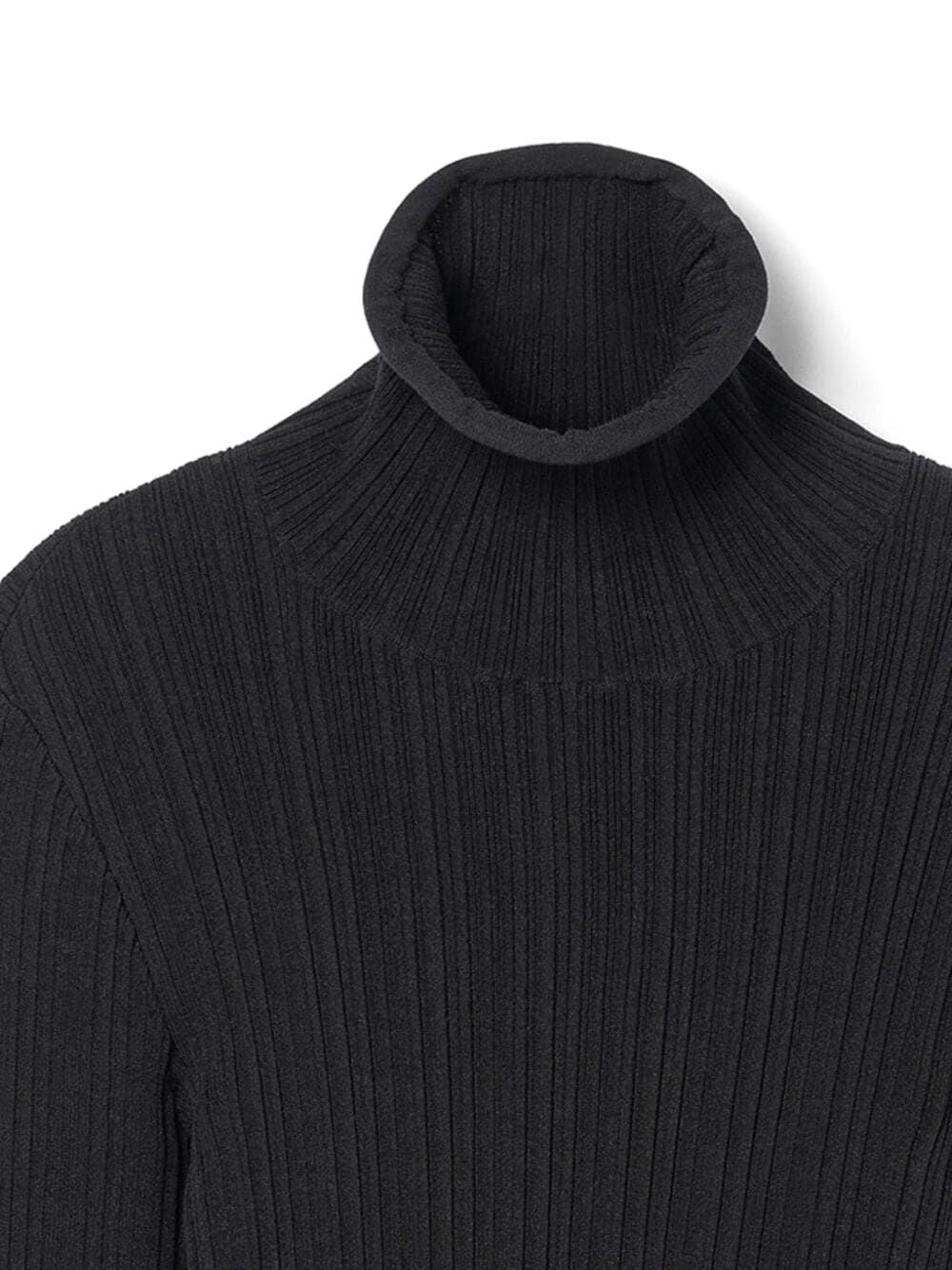 Paloma black technical knit sweater