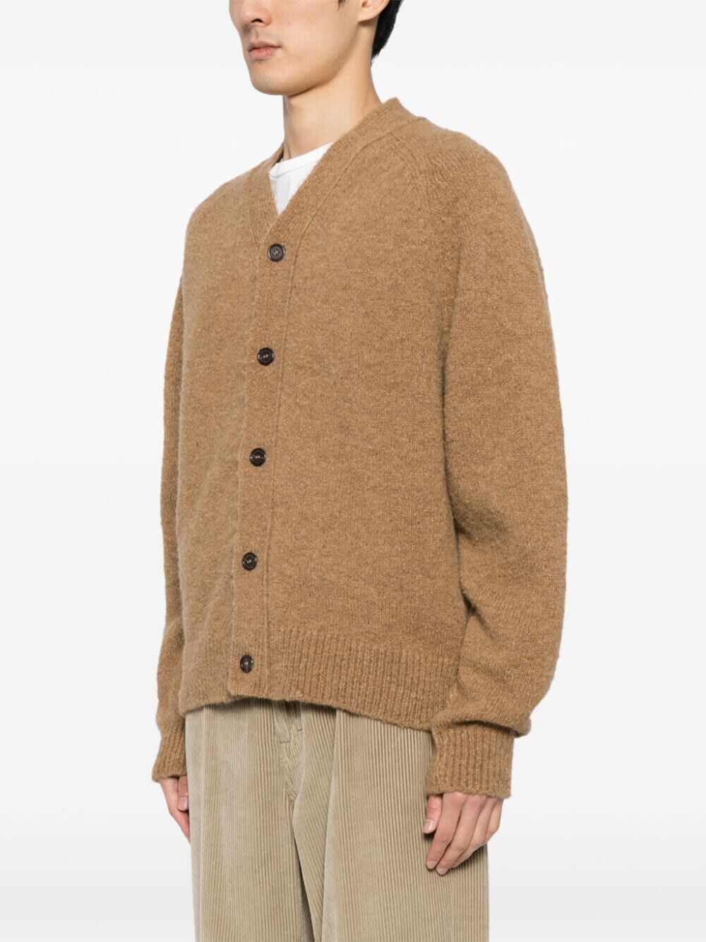 David sand alpaca-blend cardigan