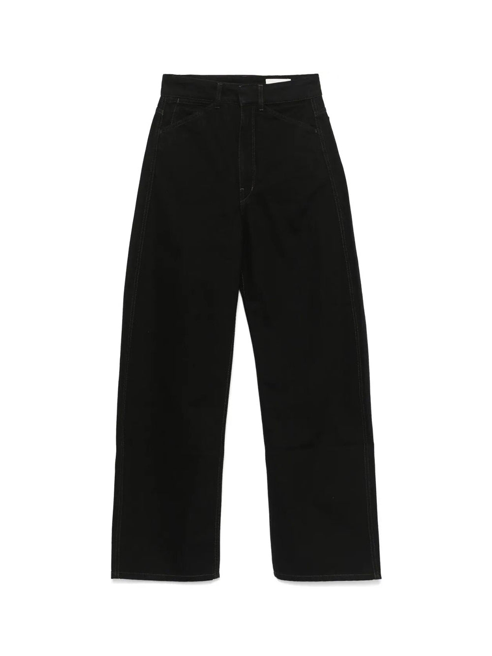 High Waisted Curved Pants