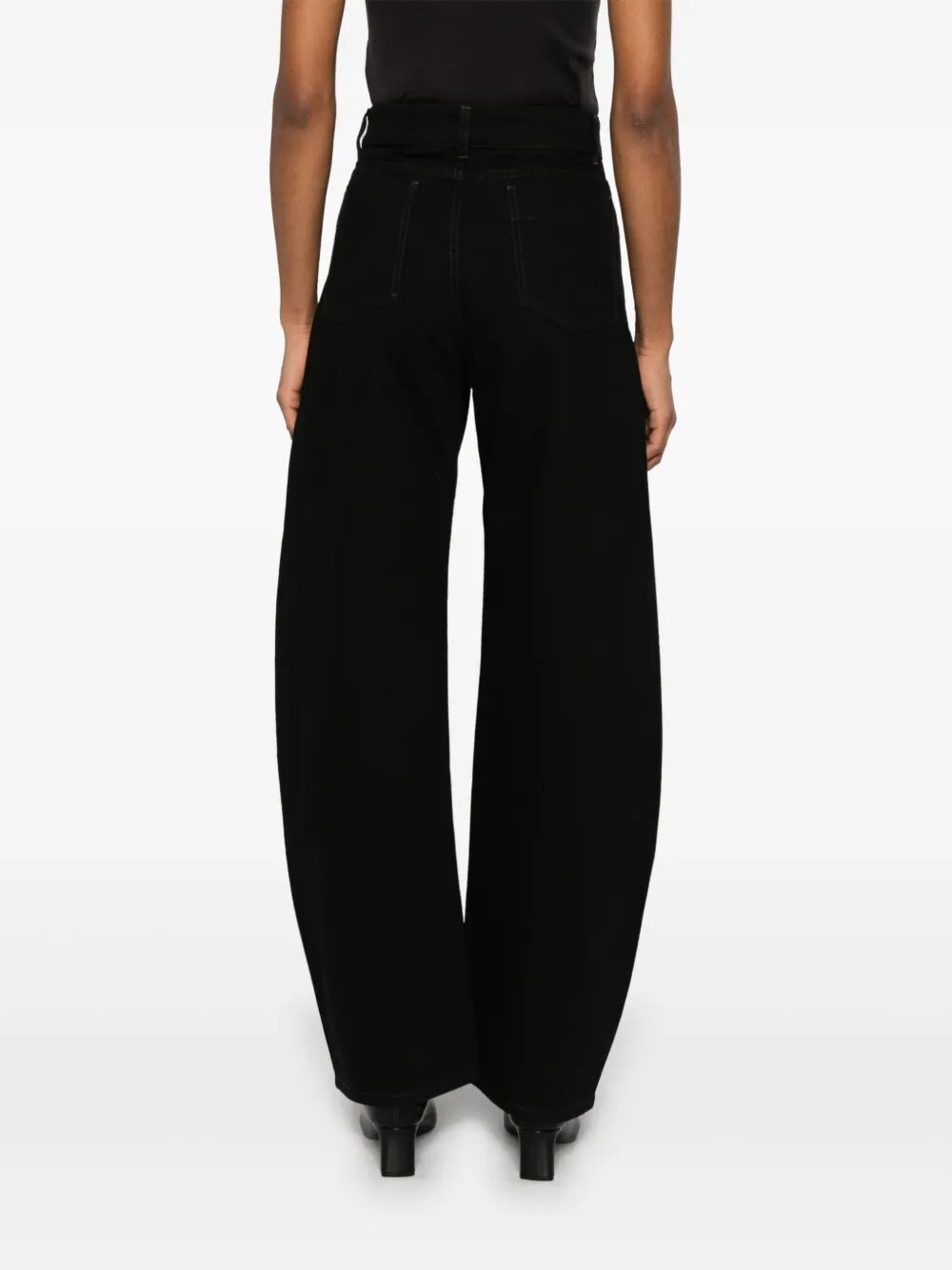 High Waisted Curved Pants